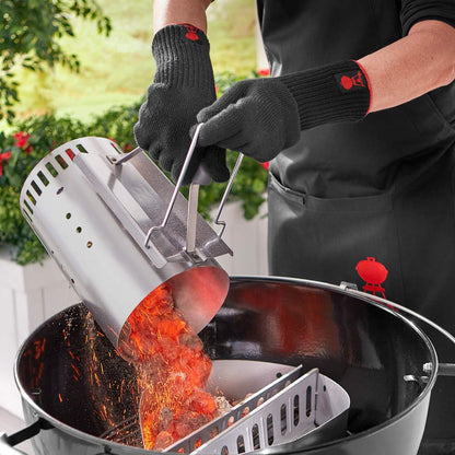 Weber Premium Gloves, L/XL, x Large, Large/X-Large (Pack of 1), Black
