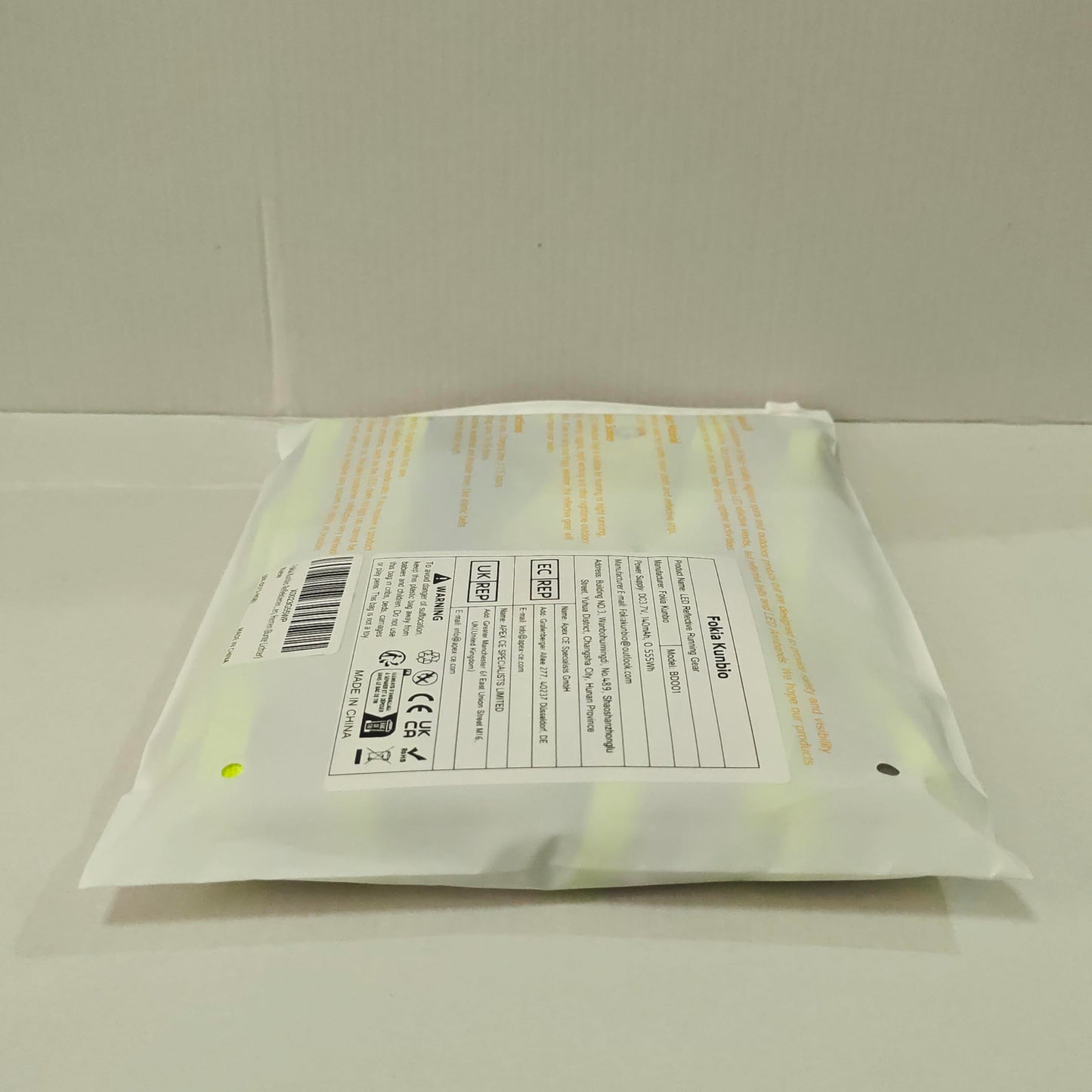 Fokia Kunbio LED Reflective Running Vest Gear,Light Up Vest Runners Night Walking USB Rechargeable,Up to 11hrs Light with Adjustable Waist/Shoulder for Women Men Kids