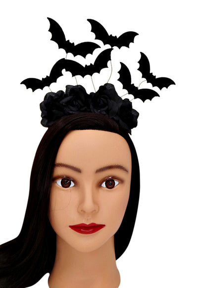 Needzo Halloween Black Bat Headband Costume Accessory