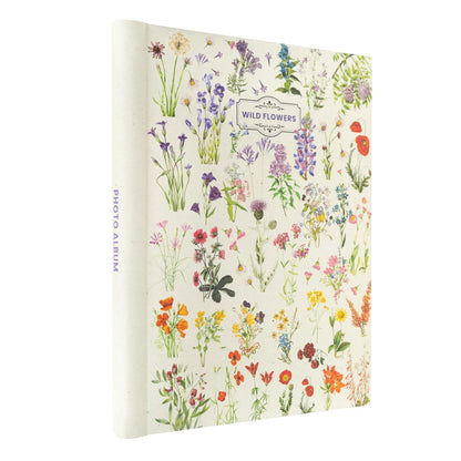Grupo Erik Photo Album Self Adhesive - Wild Flowers | 9x12 inches - 24x32 cm, 15 Double Sided Pages | Polaroid Photo Album, Scrapbook, Memory Book, Travel Gift Ideas