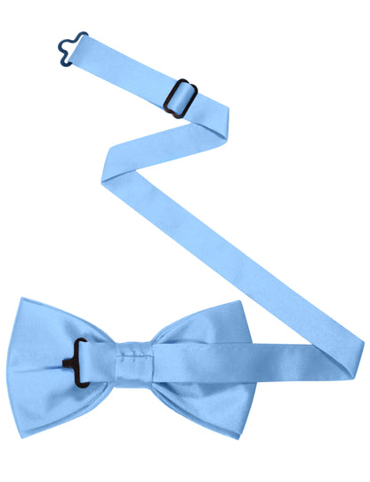 JEMYGINS Baby Blue Pre-tied Bow Tie Adjustable Bowtie for Men(1)