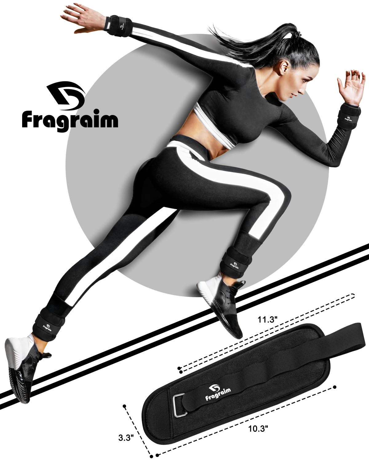 Ankle Weights, 1 Lb X 2 Wrist Leg Arm Weights for Women, Kids and Men, Comfortable and Soft, Pretty Sturdy, Perfect for Dancing, Running, Walking, Fitness, Workout, Physical Therapy