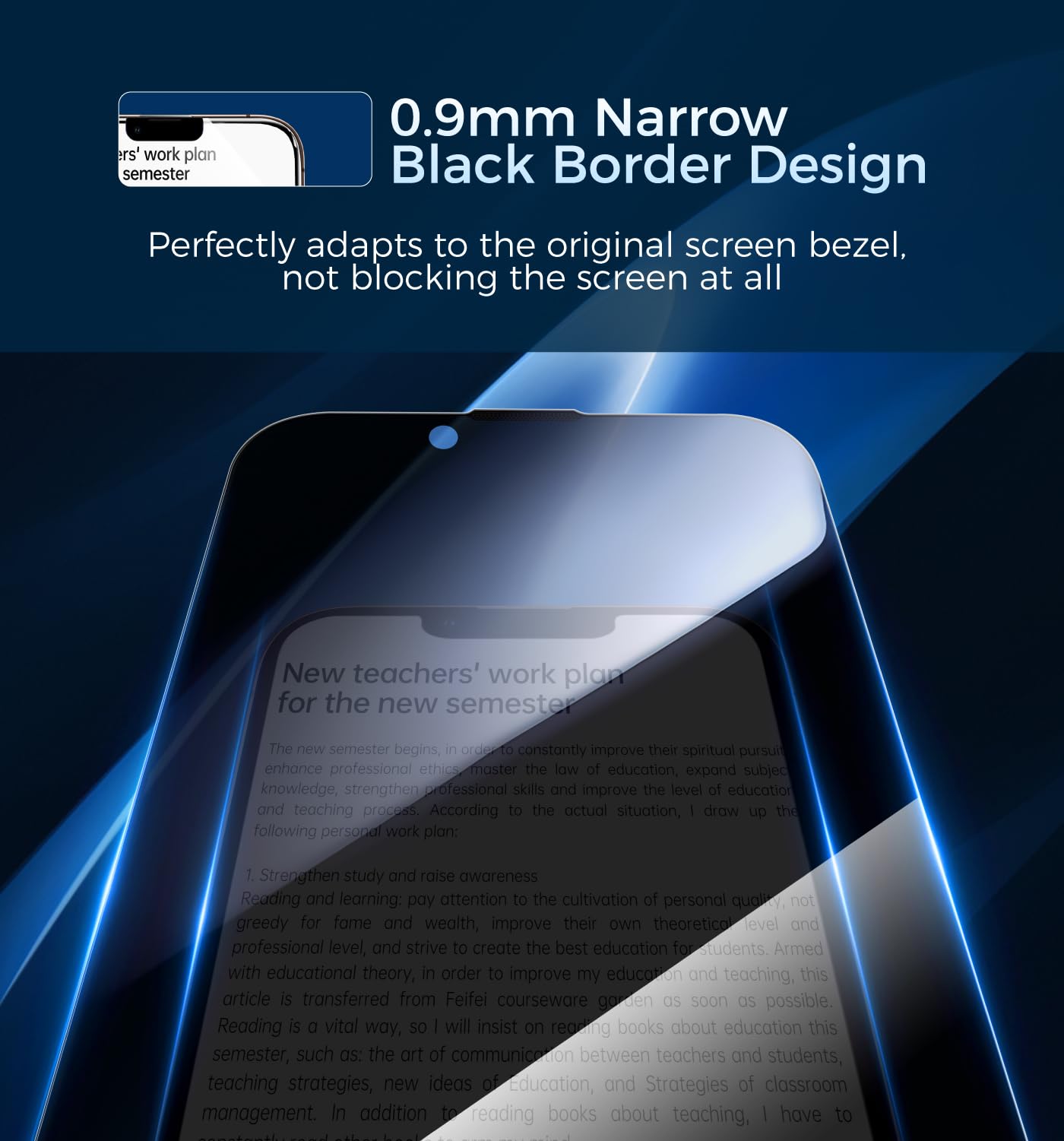MAGIC JOHN 3rd Gen Upgraded for iPhone 16ProMax Privacy Screen Protector 6.9 Inch,25°Anti-Spy Screen,Shockproof Tempered Glass,Auto Dust-Removal,Bubble Free,Easy Installation,2 Pack