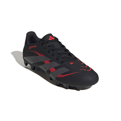adidas Unisex Predator Club Firm Multi Ground Football Boots, Core Black/Grey Four/Lucid Red, 10 UK