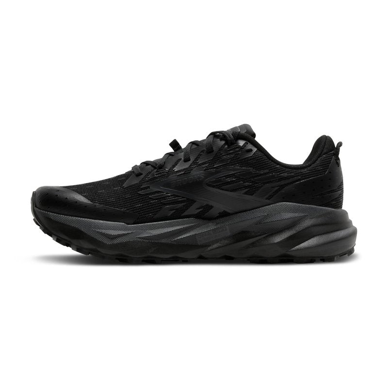 Brooks Women’s Cascadia 19 Mountain Trail Running Shoe - Black/Black/Ebony - 8 Medium