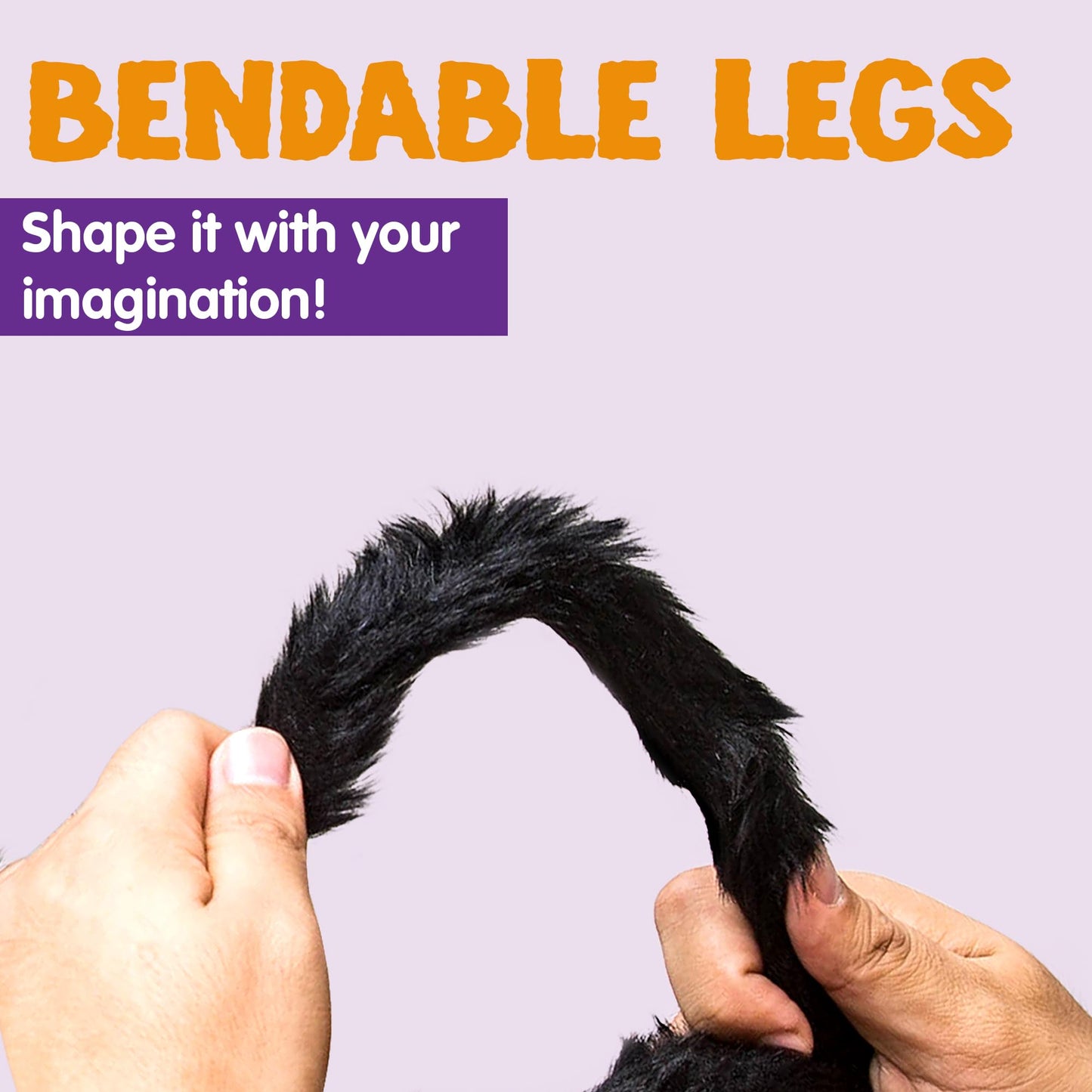 JOYIN 6.5ft Halloween Spider Outdoor Decorations, Light-up LED Eyes Scary Giant Fake Large Hairy Spider Props for Halloween Yard Lawn Decoration, Indoor Party Supplies and Outside Decor, Black