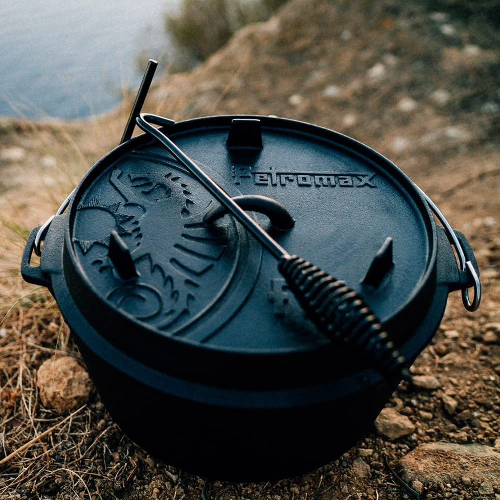 Petromax ft9-Dutch Oven - Black - Flat Base