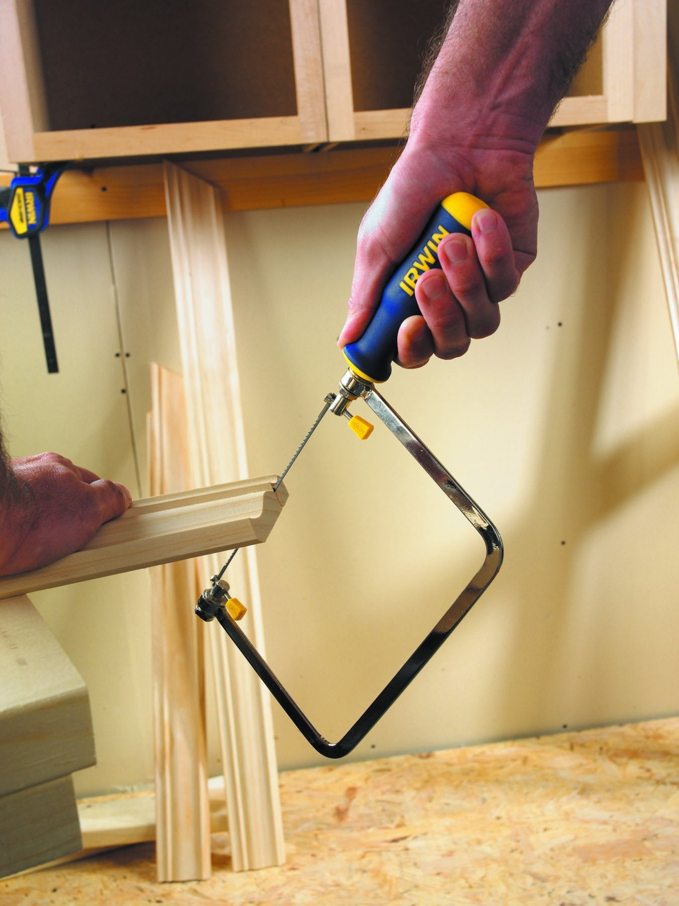 IRWIN Tools ProTouch Coping Saw (2014400), Blue & Yellow