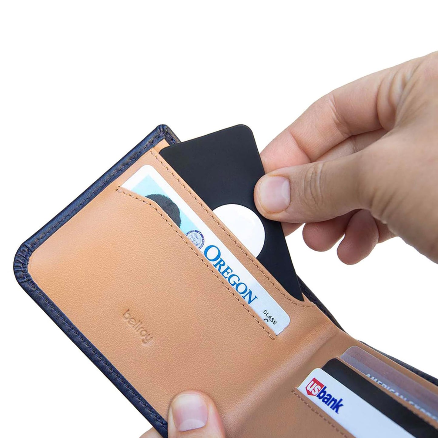 AirTag Wallet Holder (2 Pack) - TagVault™ - The Best Way to Keep AirTag in Your Wallet | Ultra-Thin, Flexible, Stays Hidden, Patent Pending | Elevation Lab