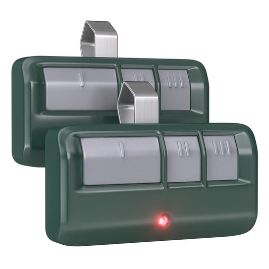 2 for Chamberlain LiftMaster Craftsman Garage Door Opener Remote 893LM 893Max 971LM Universal, Green