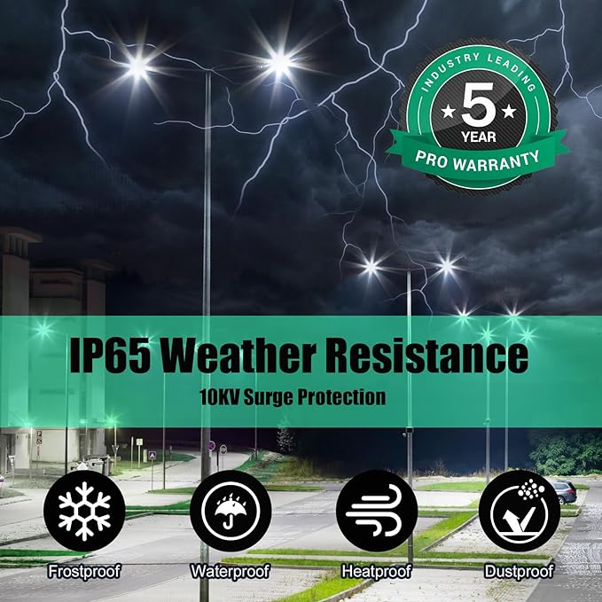 450W LED Parking Lot Light Dusk to Dawn Photocell with Slip Fitter 67,500LM, DLC ETL Listed Outdoor Street Area Light LED Shoebox Parking Pole Light 5000K IP65 Waterproof Commercial Lights 100-277VAC