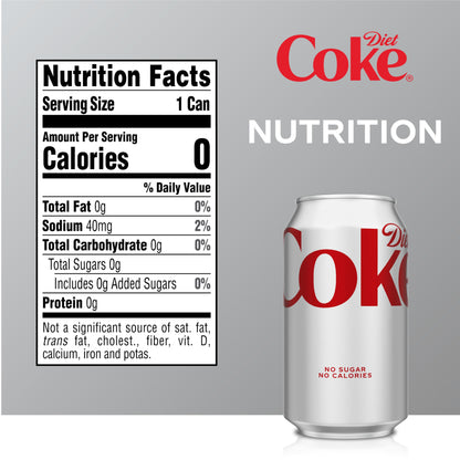 Diet Coke, 12 fl oz, 12 Pack (Package May Vary)