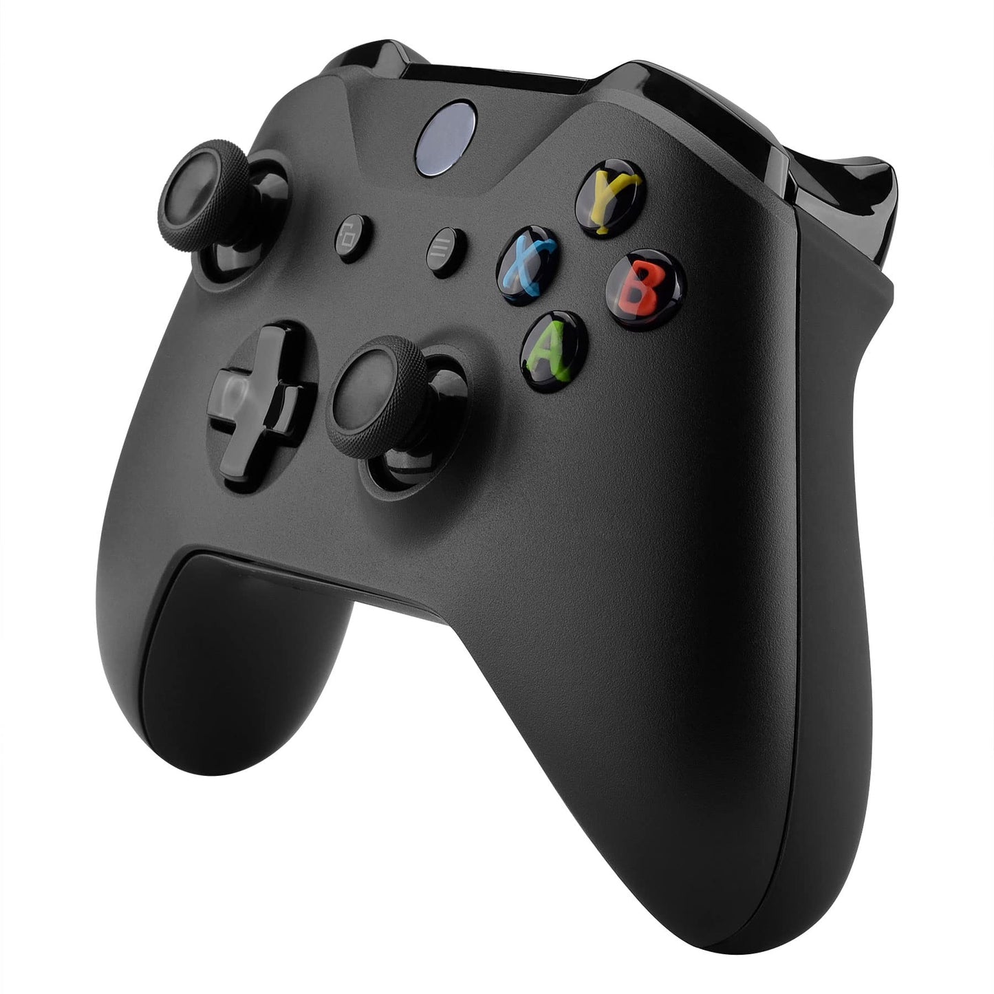 eXtremeRate Black Soft Touch Grip Back Panels, Comfortable Non-Slip Side Rails Handles, Game Improvement Replacement Parts for Xbox One X & S Controller (Model 1708) - Controller NOT Included