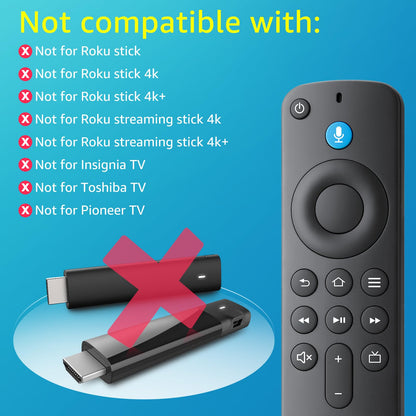 Replacement Voice Remote Control for Fire Stick/Amazon Fire Smart TVs(1st / 2nd / 3rd Gen)