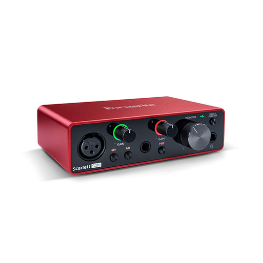 Focusrite Scarlett Solo 3rd Gen USB Audio Interface for Guitarists, Vocalists, Podcasters or Producers to record and playback studio quality sound