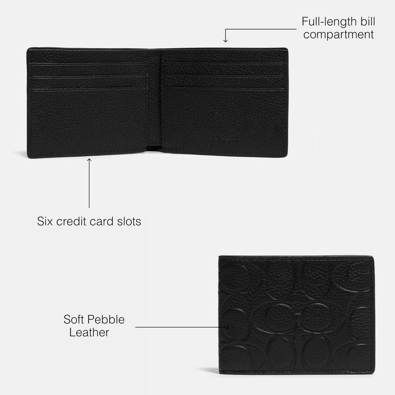 Slim Bill in Signature Leather
