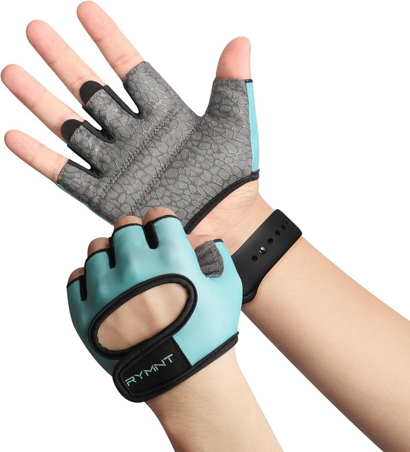 Weight Lifting Gloves - Minimalist Micro Grip Pads with Full Palm Protection | Ideal for Men & Women Gym Training