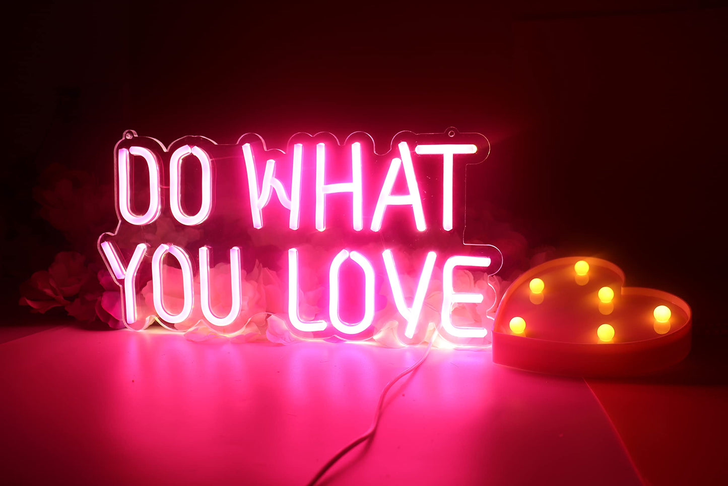Ulalaza Better Together LED Neon Sign Night Light for Wall Party Décor Bedroom Room Bar Wedding Home Birthday Art Decoration Christmas with USB Chain Light modulator 5v