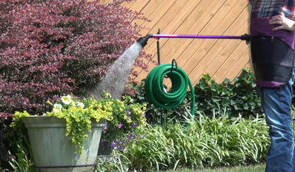 Dramm Touch-N-Flow Rain Wand – 30” Long, Green – Full Watering Flow with Trigger-Style Shut-Off Valve & Lock – High-Flow, Gentle Spray for Gardens, Hanging Baskets & Flowerbeds