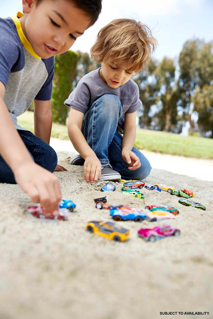 Hot Wheels Set of 20 Toy Cars, Assorted Styles, Toy Trucks and Cars in 1:64 Scale with Realistic Details and Decos, Collectible Cars for Kids Ages 3 and Up, Styles May Vary, DXY59