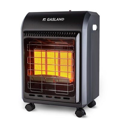 Gasland MHA18BN Propane Radiant heater, 18,000 BTU Warm Area up to 450 sq. ft, Portable LP Gas Heater for Garages, Workshops and Construction Sites, Ultra Quiet Propane Heater with LP Regulator Hose