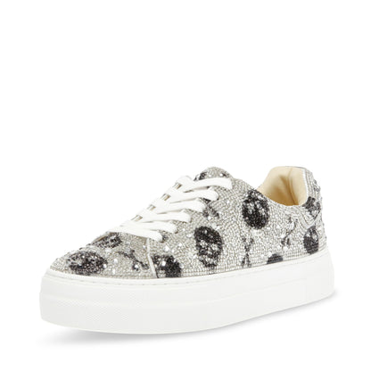 Betsey Johnson Women's Sidny Sneaker, Skulls, 8.5