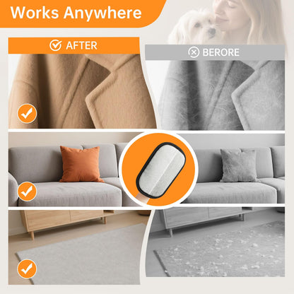 INABULETWO 1 Pcs Pet Hair Removal Gloves Brush, Reusable Cat Dog Electrostatic Hair Remover Grooming Glove Tool