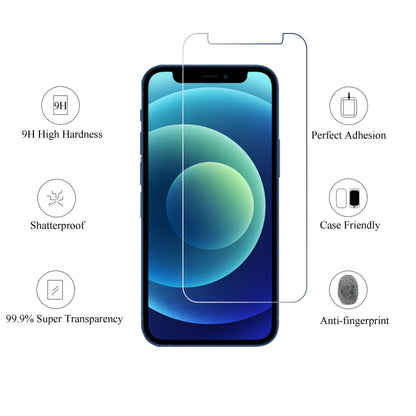 Ailun Screen Protector for iPhone 16 / iPhone 15 / iPhone 15 Pro [6.1 Inch] Display 3 Pack Tempered Glass, Dynamic Island Compatible, Case Friendly [Not for iPhone 16 Pro 6.3 Inch].