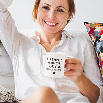 Valentines Galentines Day Gifts for Her - 12oz Funny Coffee Mug for Best Friend Girlfriend Besties BFF Mom Grandma Wife Sister Gifts from Sister Valentine's Birthday Mothers Day Present for Mom Women