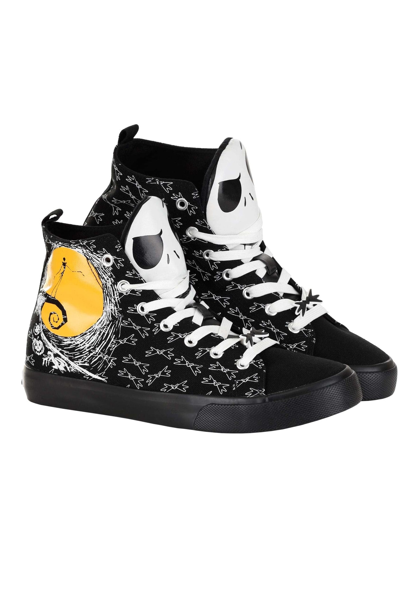 Adult Nightmare Before Christmas Jack Skellington Shoes | Officially Licensed Disney High Top Unisex Sneakers