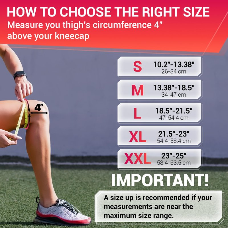 DR. BRACE ELITE Knee Brace with Side Stabilizers & Patella Gel Pads for Maximum Knee Pain Support and knee recovery for men and women-Please Check How To Size Video (Sunrise, Large)