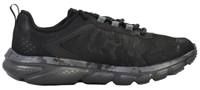 Under Armour Men's Charged Assert 9 Camo, Black/Black/Pitch Gray, 8.5 US