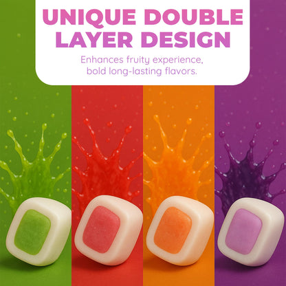 HI-CHEW Assorted Bulk Candy Bag, Green Apple Strawberry Mango Grape, Soft & Chewy Candy 2.2lb - 185+ Pieces Individually Wrapped - Made with Immensely Juicy Fruity Flavors