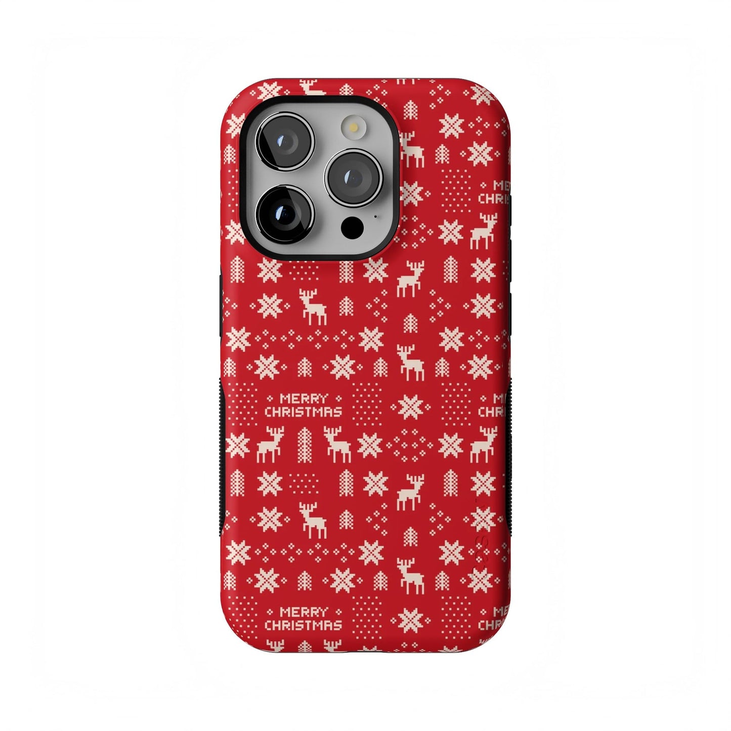 Casely iPhone 17 Pro Max Case | On The Dot | Maroon Polka Dot | Compatible with MagSafe | Bold Protective Design
