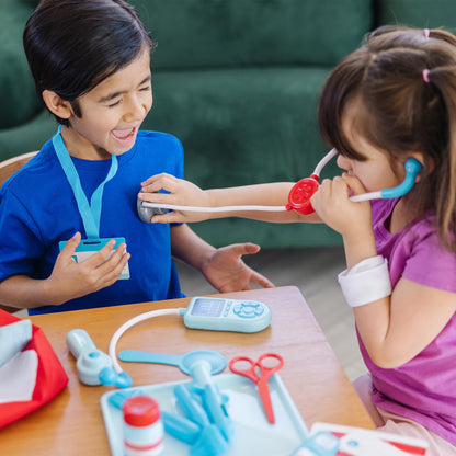 Melissa & Doug Doctors Set for Kids Educational Toys for 3+ Year Old Girls or Boys | Kids Doctors Kit | Doctor Set for 3 Year Old Gifts | Dr Playset Role Play Age 3 4 5 6