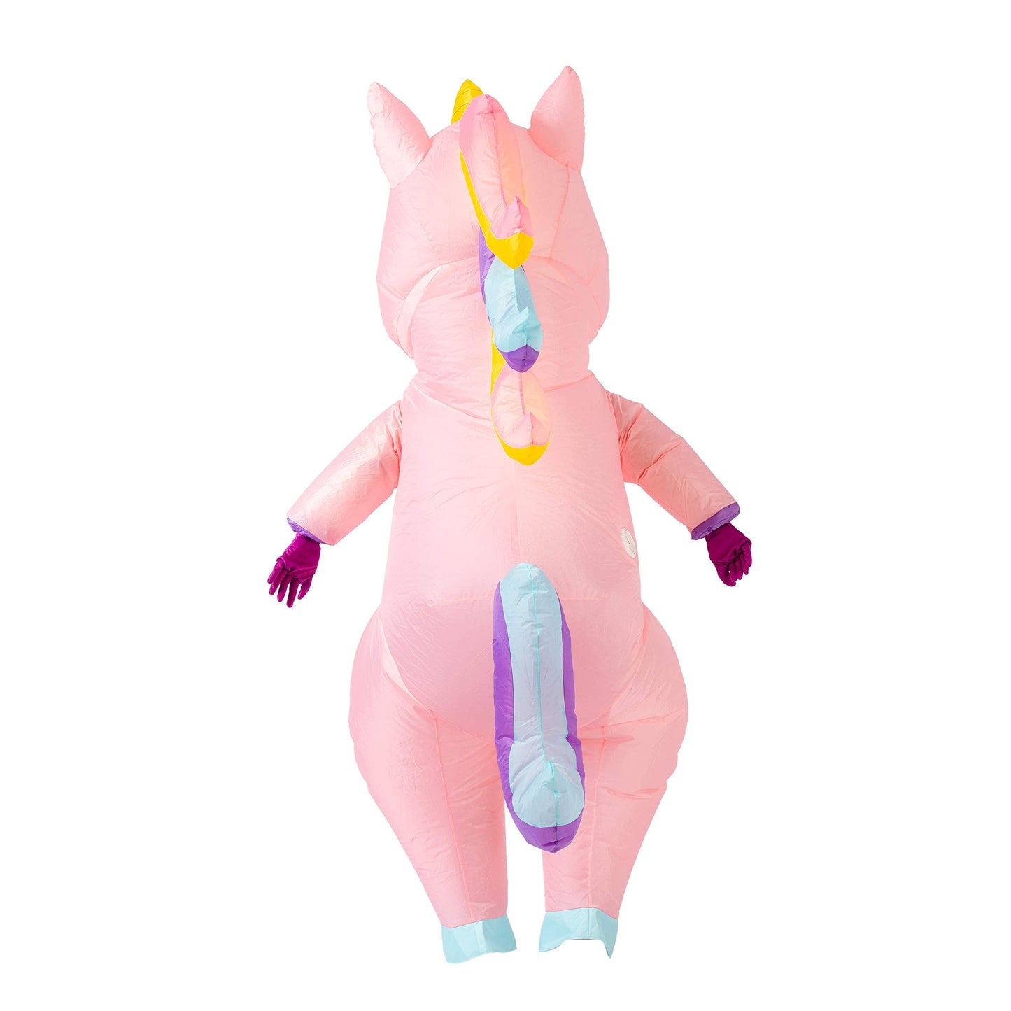 Spooktacular Creations Halloween Inflatable Costume, Full Body Unicorn Blow Up Costume for Adults Dress Up Holiday Themed Cosplay Parties(Pink)