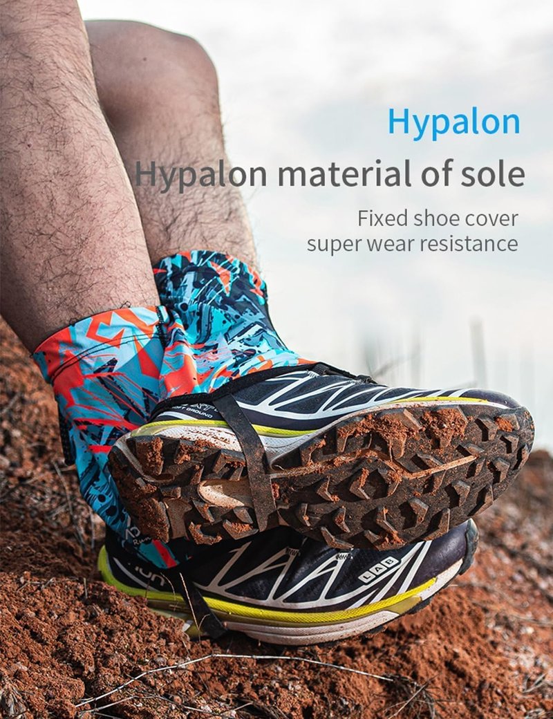 Trail Gaiters for Hiking & Running | Breathable Low Shoe Gaiters for Outdoor Protection