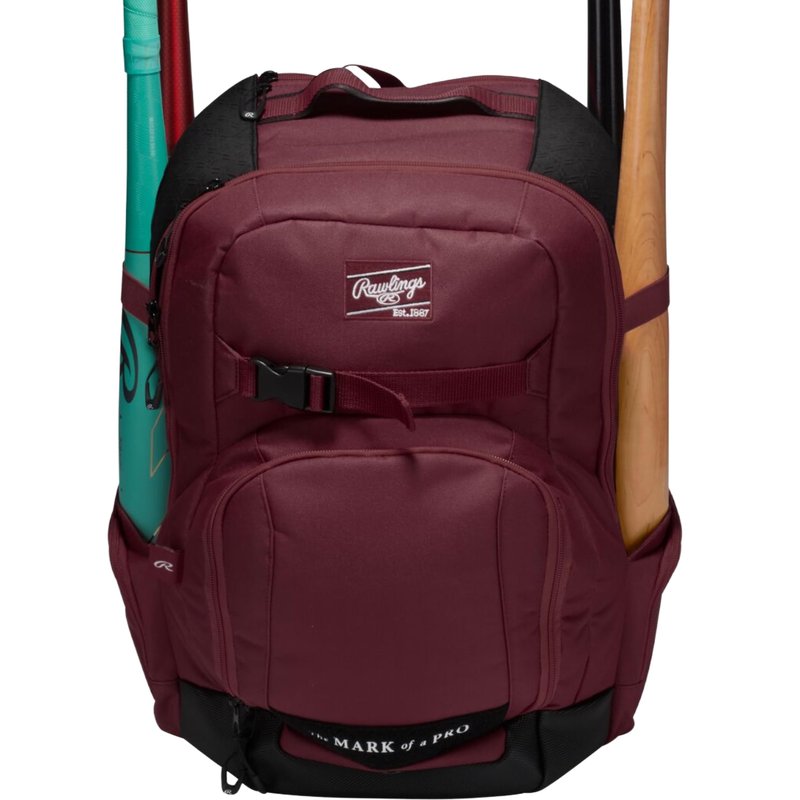 Rawlings | THE JOURNEY Player's Backpack | Baseball/Softball | Maroon