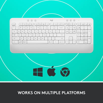 Logitech Signature MK650 Combo for Business, Wireless Mouse and Keyboard, Logi Bolt, Bluetooth, SmartWheel, Globally Certified, Windows/Mac/Chrome/Linux - Graphite