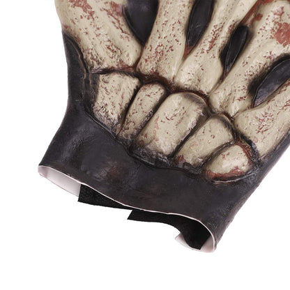 Skeleton Gloves Halloween Costume Party Cosplay Skull Gothic Horror Bone Gloves Skeleton Dress up Role Play Devil Witch Finger Wolf Claws Glove Halloween Props Party Favors
