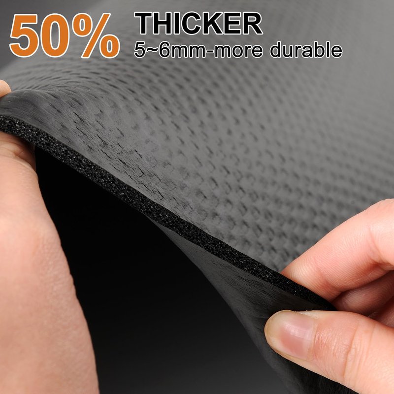Treadmill Walking Pad Mat for Carpet Floors,Folding Treadmill Mat for Hardwood Floors,for Under Exercise Bike, Exercise Equipment Mat,Reduce Noise Shock Absorption (84" X 32")