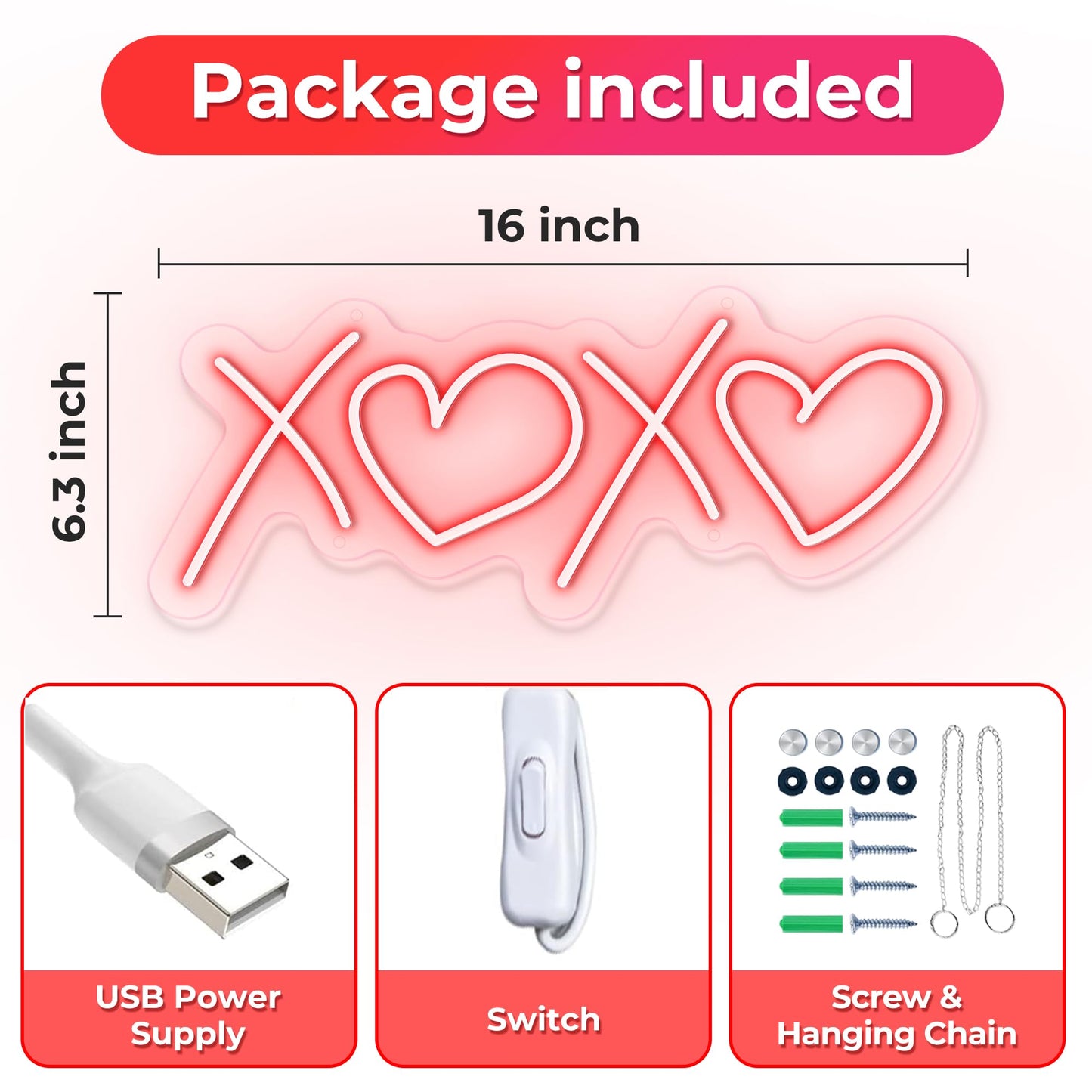 Its a Love Story Neon Sign, Warm White USB Led Light Up Signs for Bedroom Aesthetic Birthday Wedding Party Gift Boyfriend Girlfriend Lover Women Men Room Bathroom Decoration Gift, 15.7 x 11.8 Inch