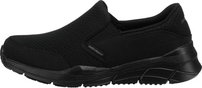 Skechers Men's Equalizer 4.0 Trainers, Black Black Mesh Pu Black Trim Bbk, 9 UK