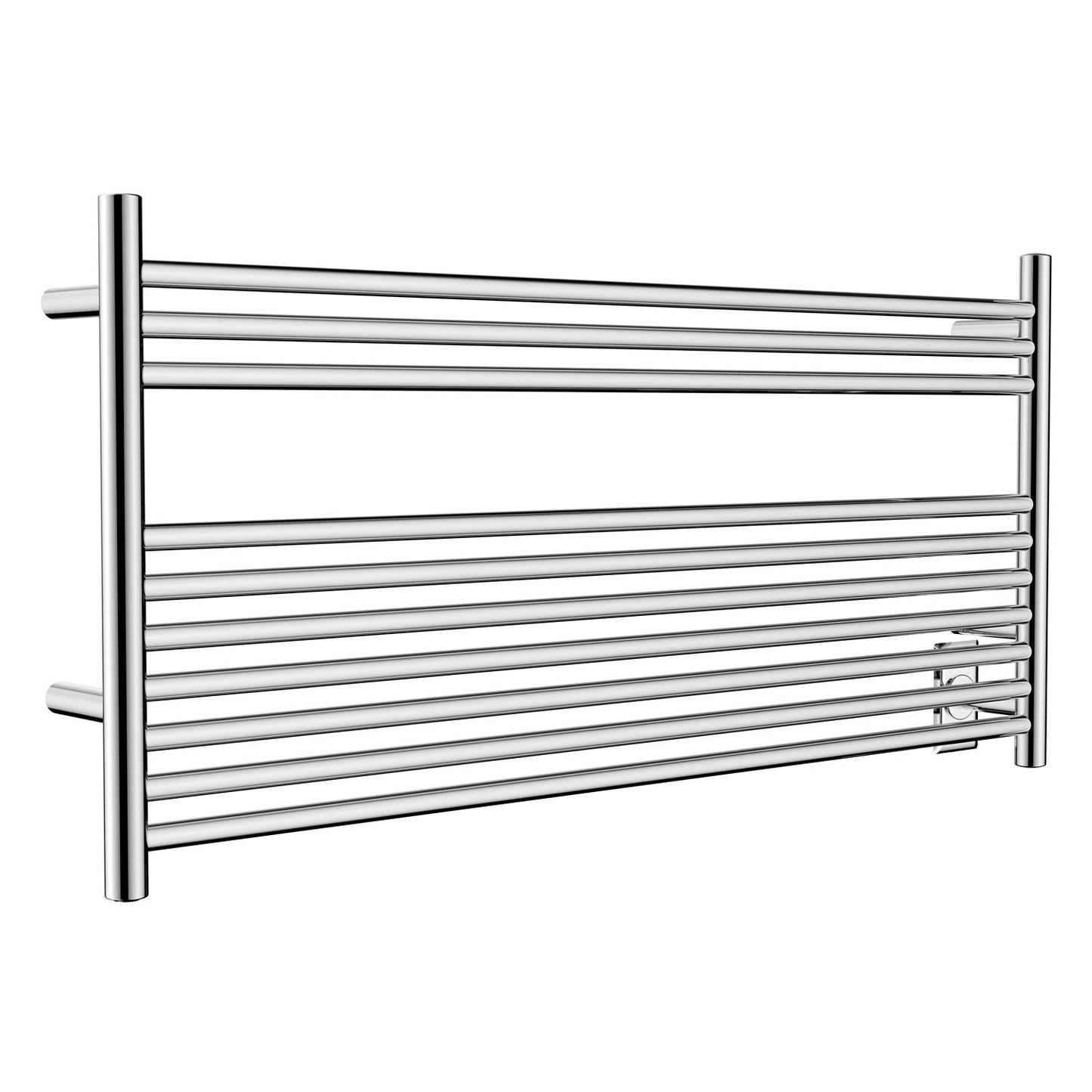 HEATGENE Towel Warmer Wall-Mounted Hardwired Heated Towel Rack Hot Towel Bar Brushed