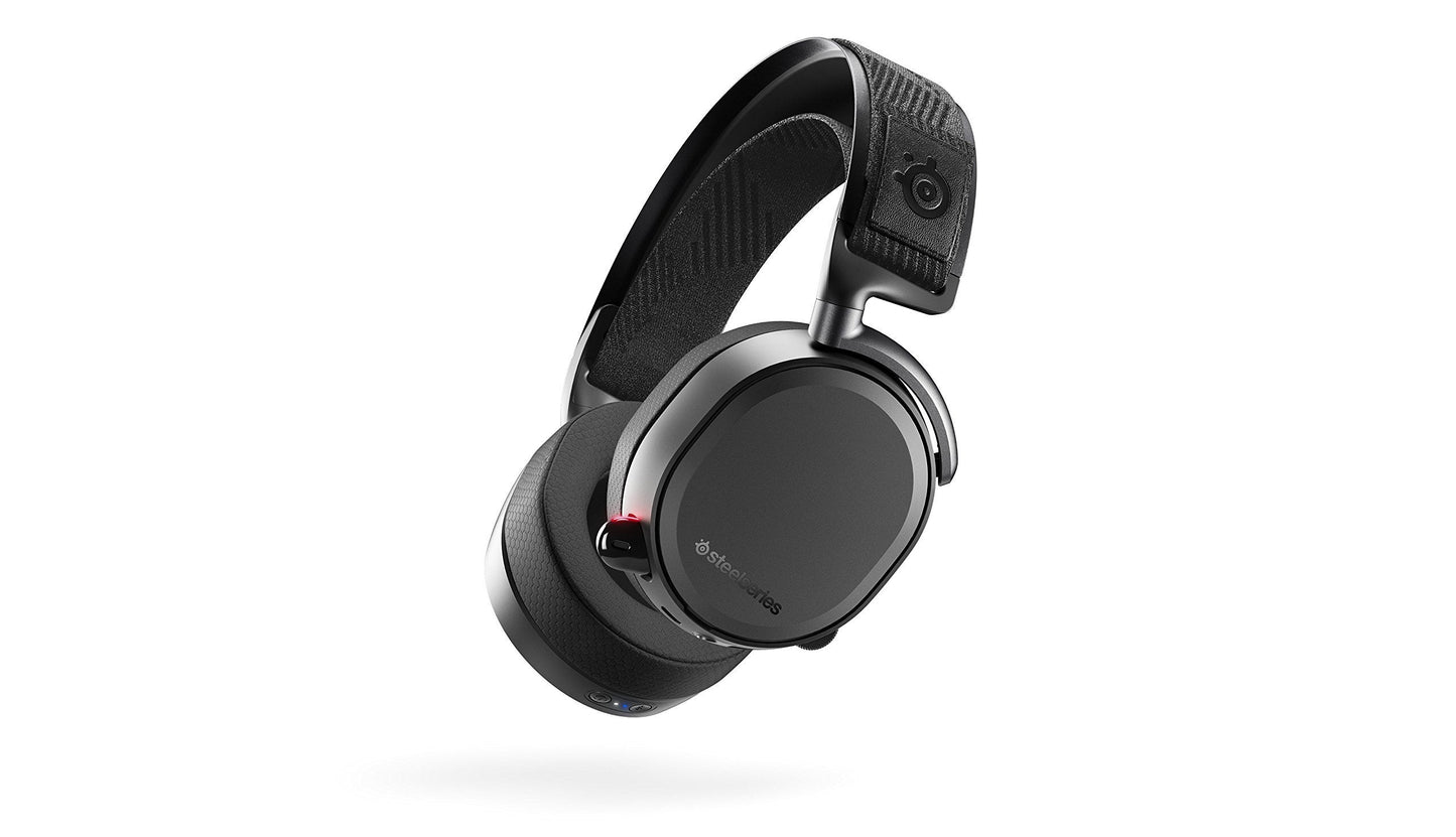 Arctis Pro Wireless Gaming Headset steelseries - Lossless High Fidelity Wireless + Bluetooth for PS4 and PC (Renewed)