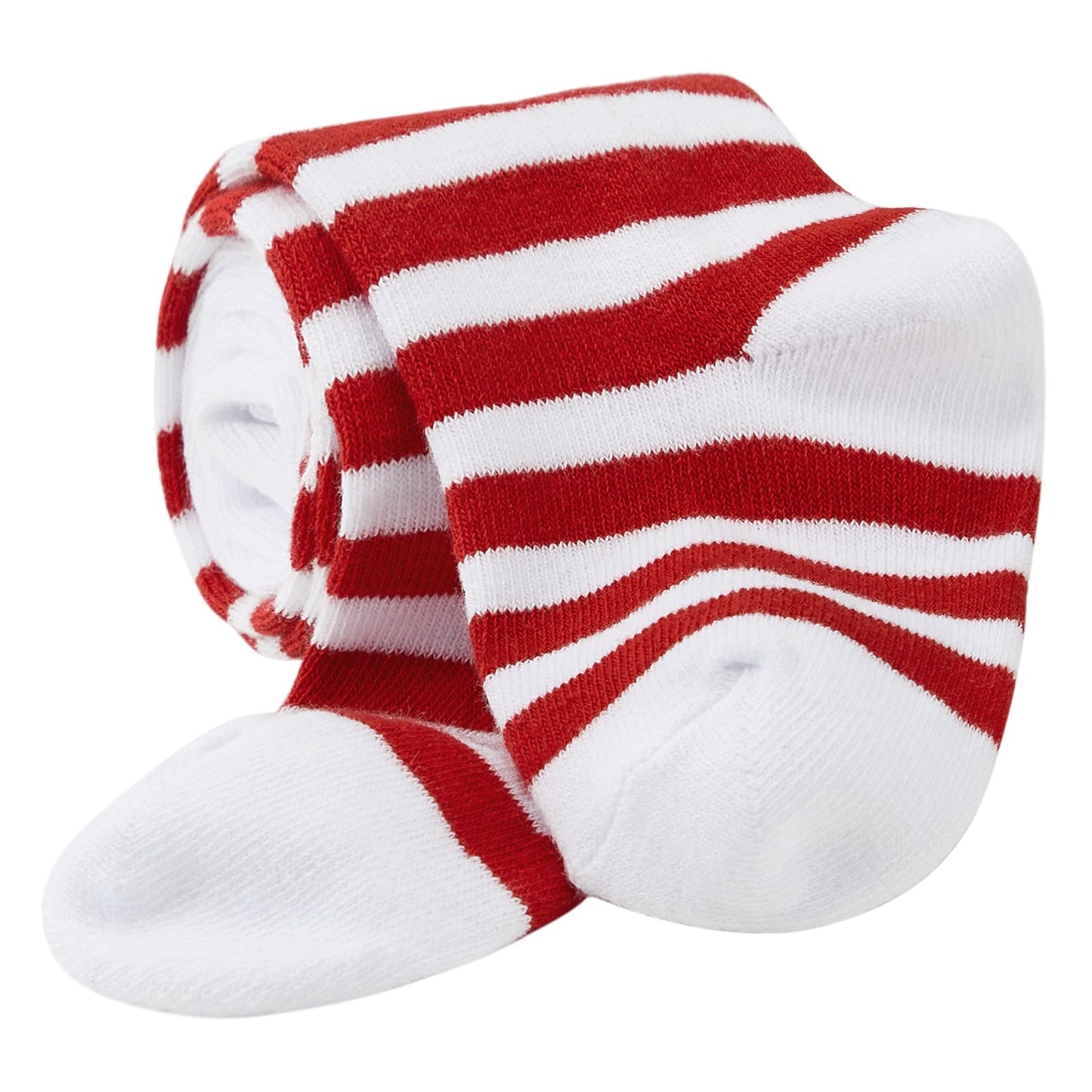 American Trends Baby Stripes Tights Seamless Toddler Tights Soft Infant Leggings Newborn Winter Socks for Grils Red-white Stripes 0-6 Months