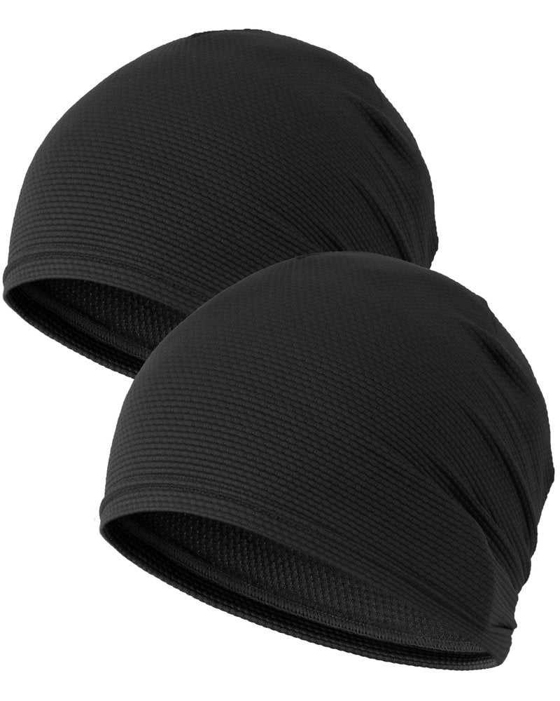 ROYBENS Cooling Skull Caps for Men & Women, Thin Breathable 3D Mesh Cycling Running Skull Cap for Sports, Gym & Summer, Under Helmet Sweat Liner Beanie Caps