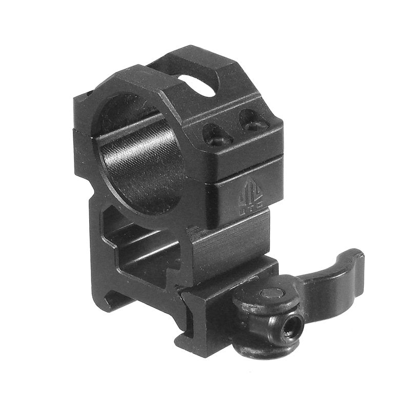 UTG 1"/2PCs High Pro LE Grade Picatinny QD Rings: 22mm Wide , Black