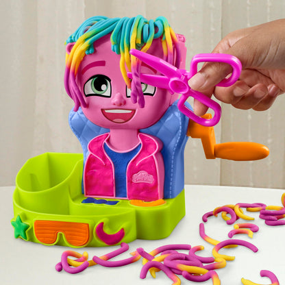 Play-Doh Hair Stylin' Salon Playset with 6 Cans, Pretend Play Toys, Ages 3+