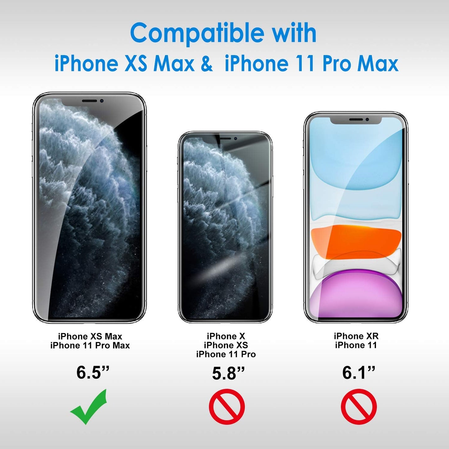 JETech Screen Protector for iPhone 7/8, 4.7-Inch, Tempered Glass Film, 2-Pack